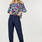 High Waist Zipper Front Skinny Pants