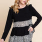 Solid Tiered Fashion Top