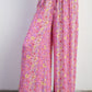 Floral Print Gauze Palazzo Pants